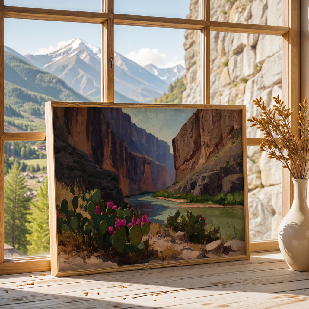 Big Bend National Park Oil Painting