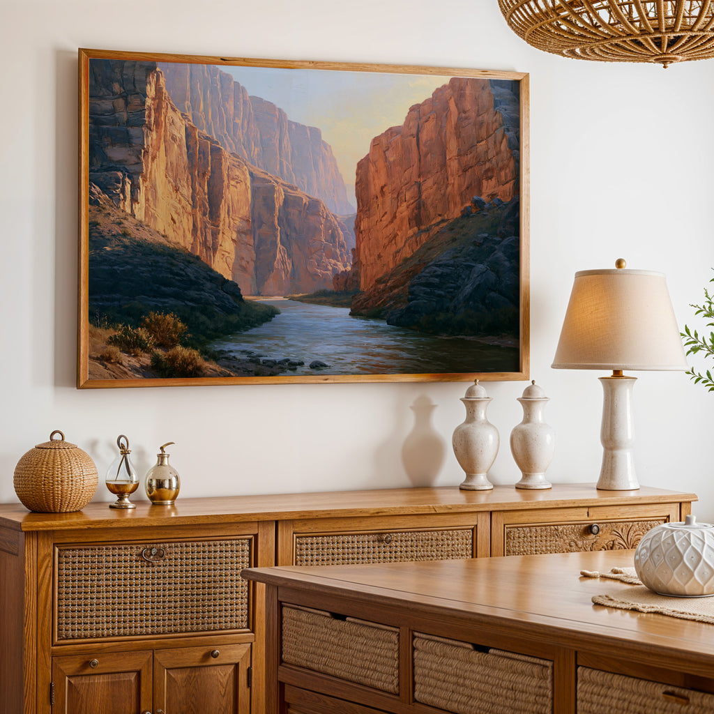 Big Bend National Park Classical Oil Painting