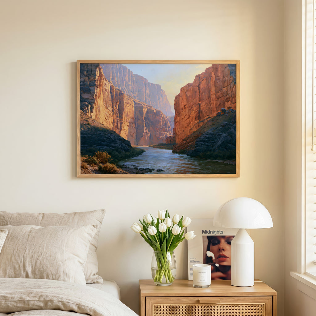 Big Bend National Park Classical Oil Painting