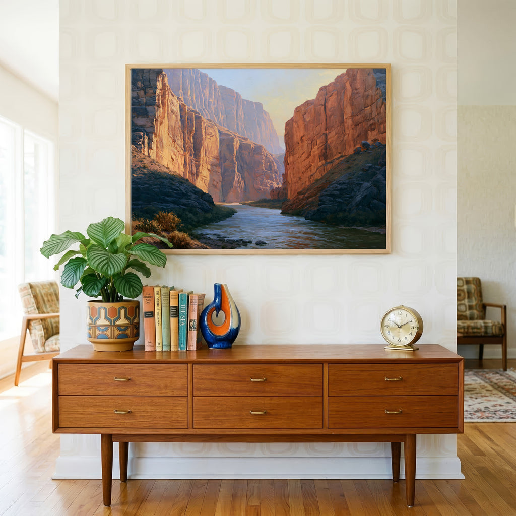 Big Bend National Park Classical Oil Painting