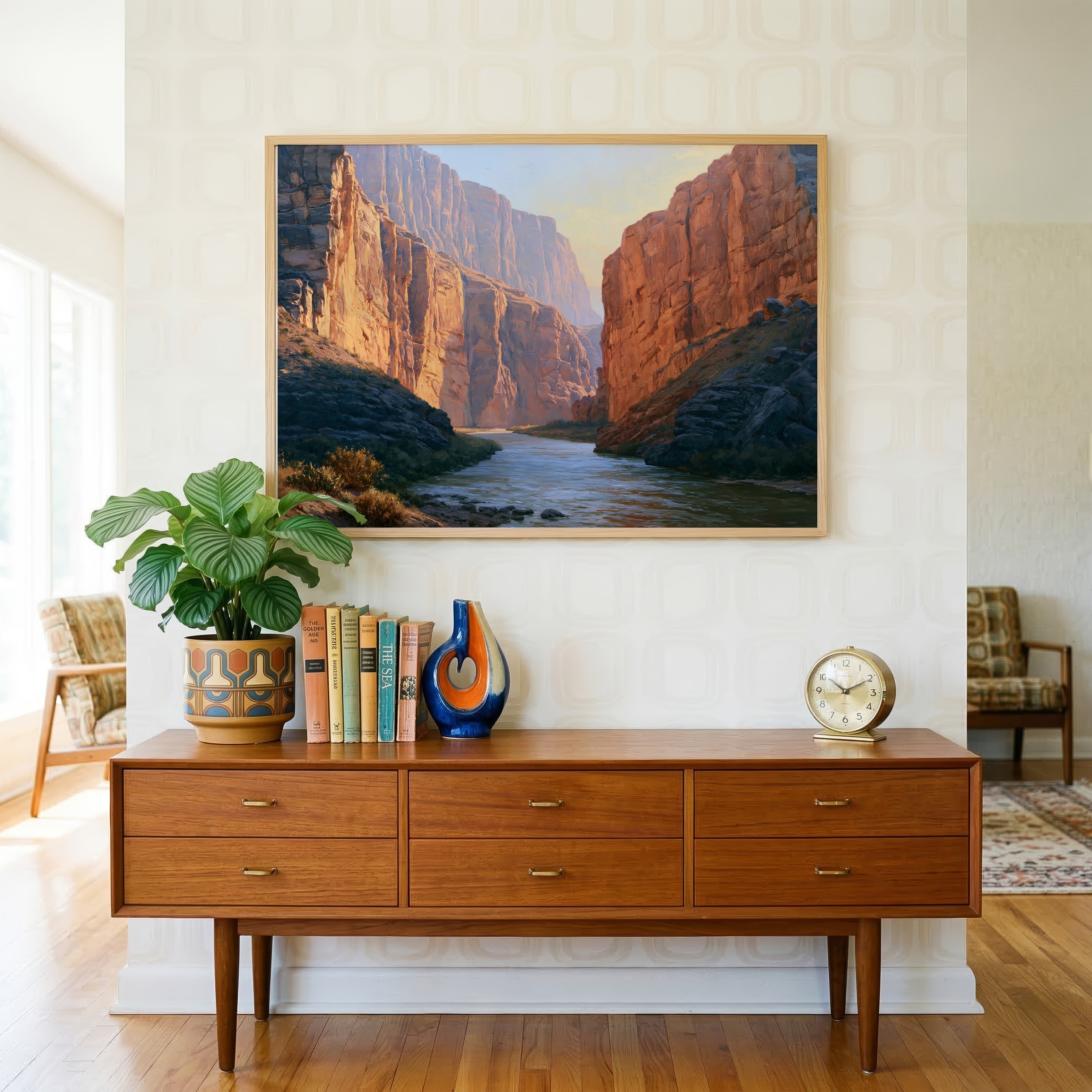 Big Bend National Park Classical Oil Painting