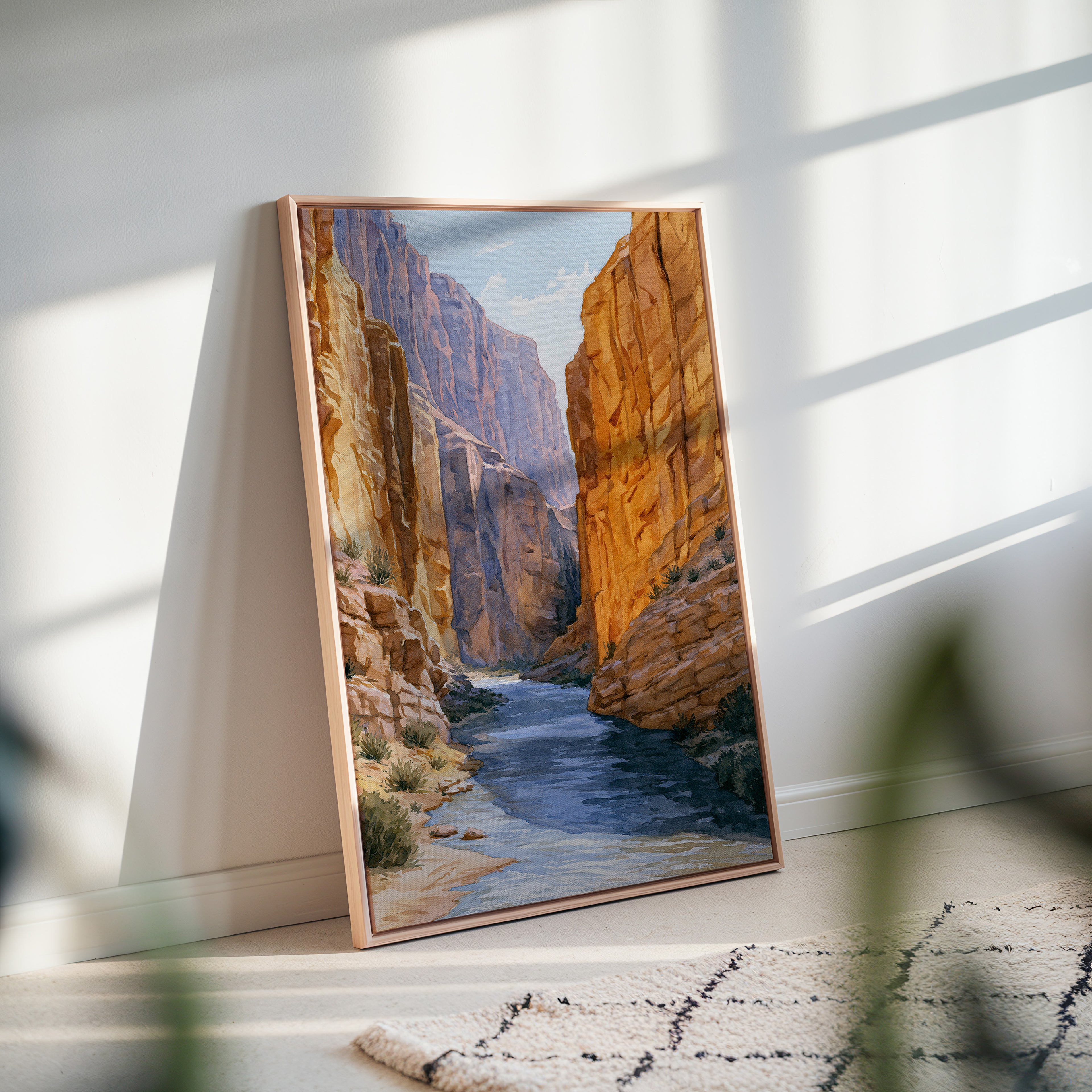 Big Bend National Park Watercolor Art