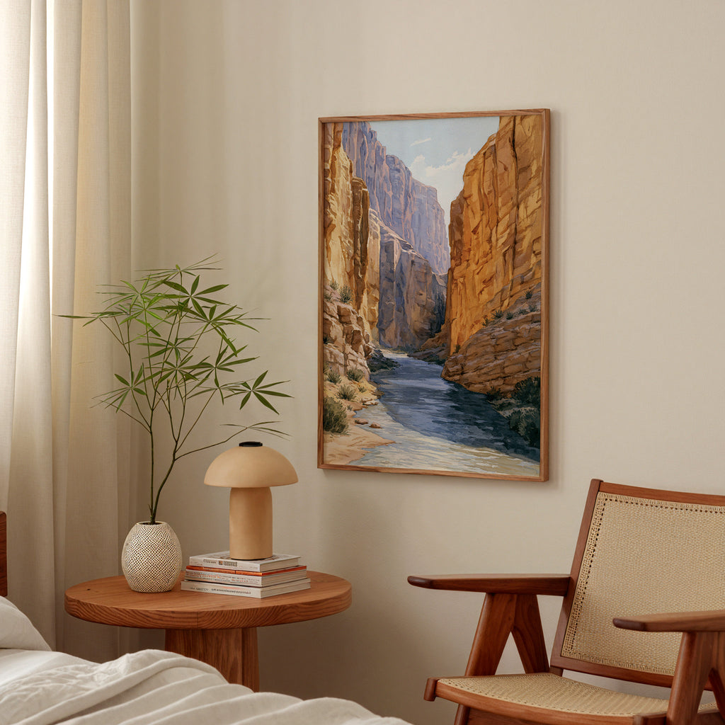 Big Bend National Park Watercolor Art