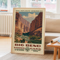 Big Bend National Park Vintage WPA Art
