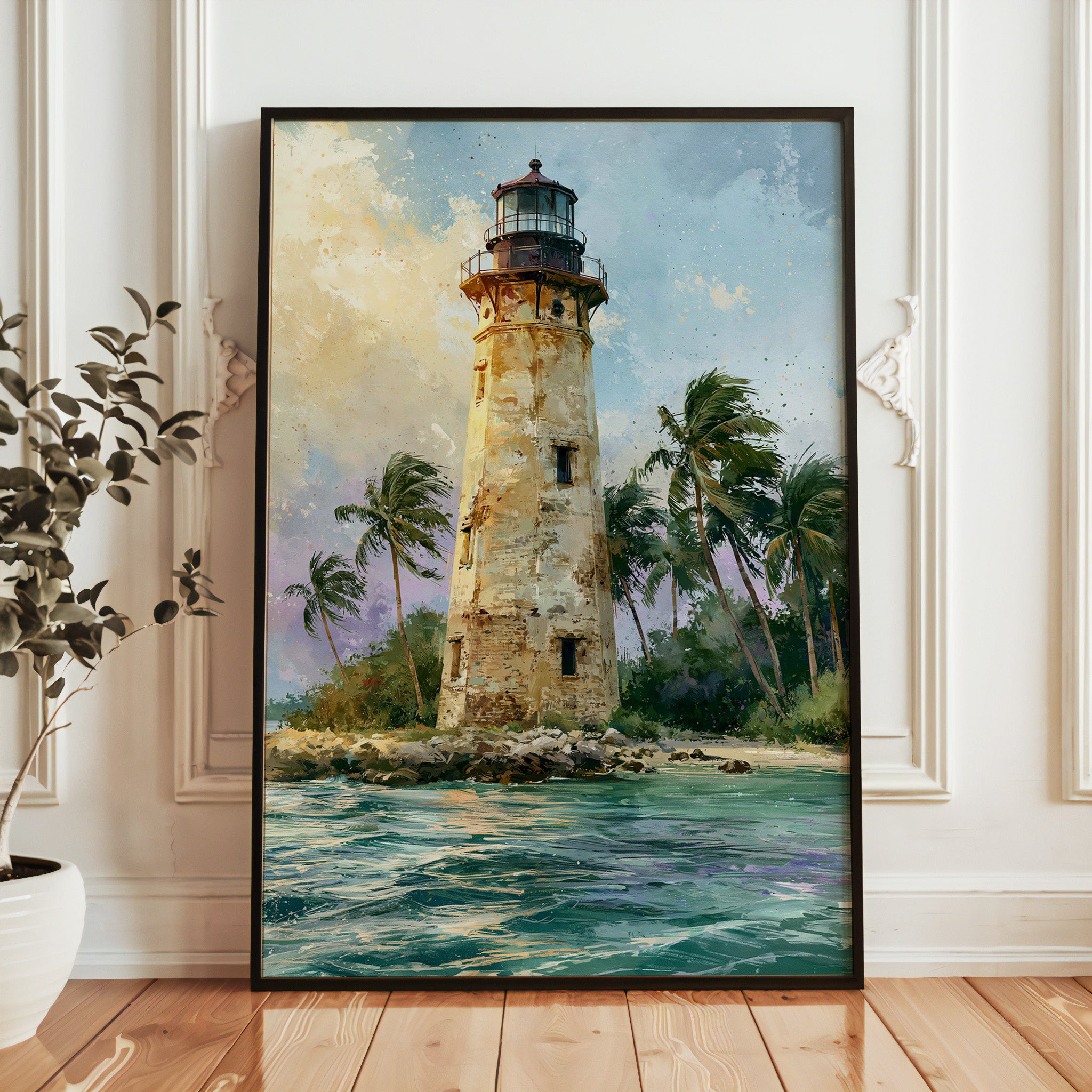 Biscayne National Park Watercolor Art