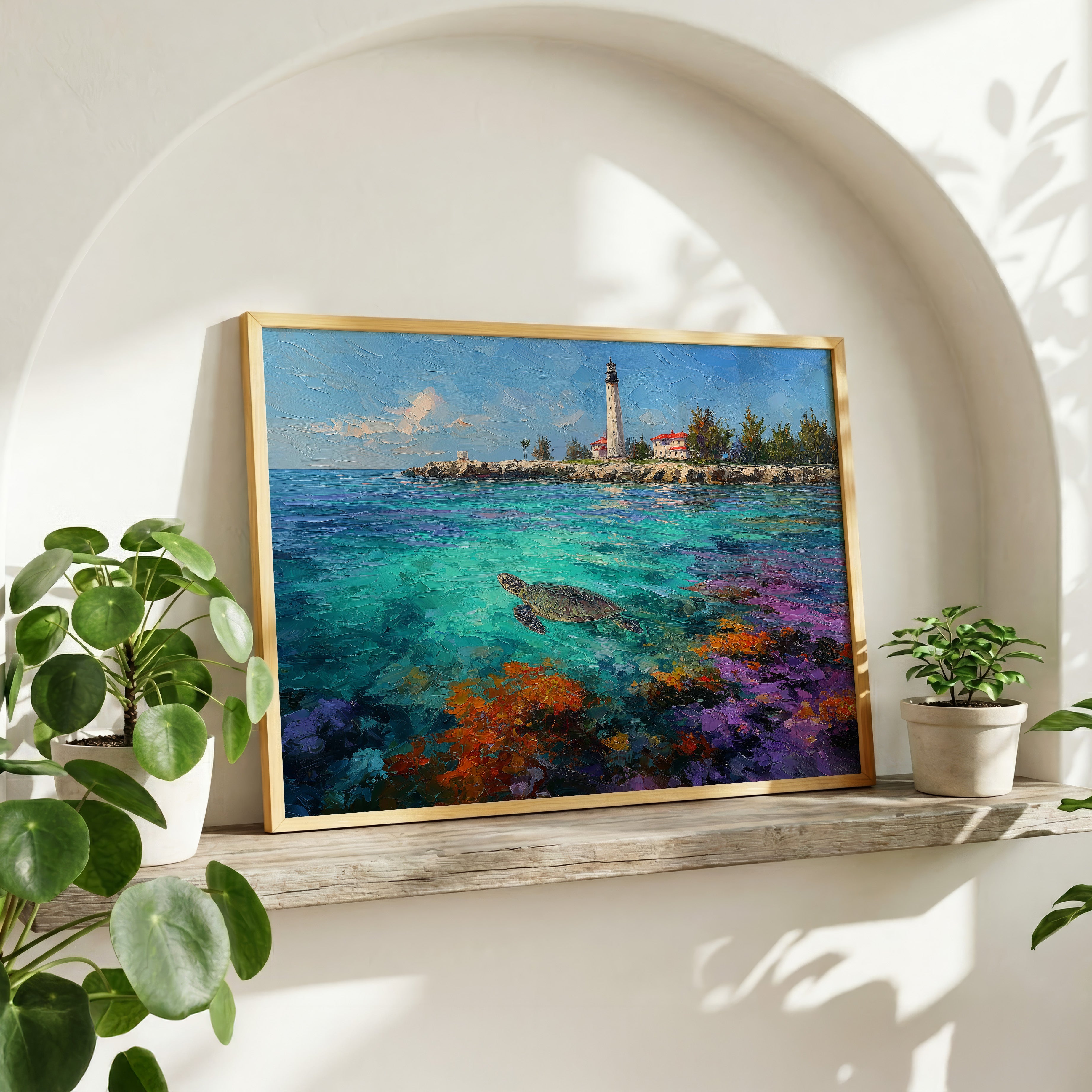Biscayne National Park Oil Painting