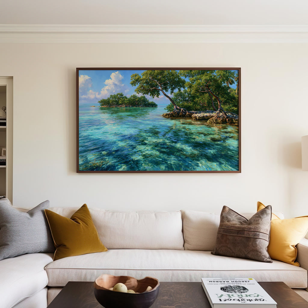 Biscayne National Park Classical Oil Painting