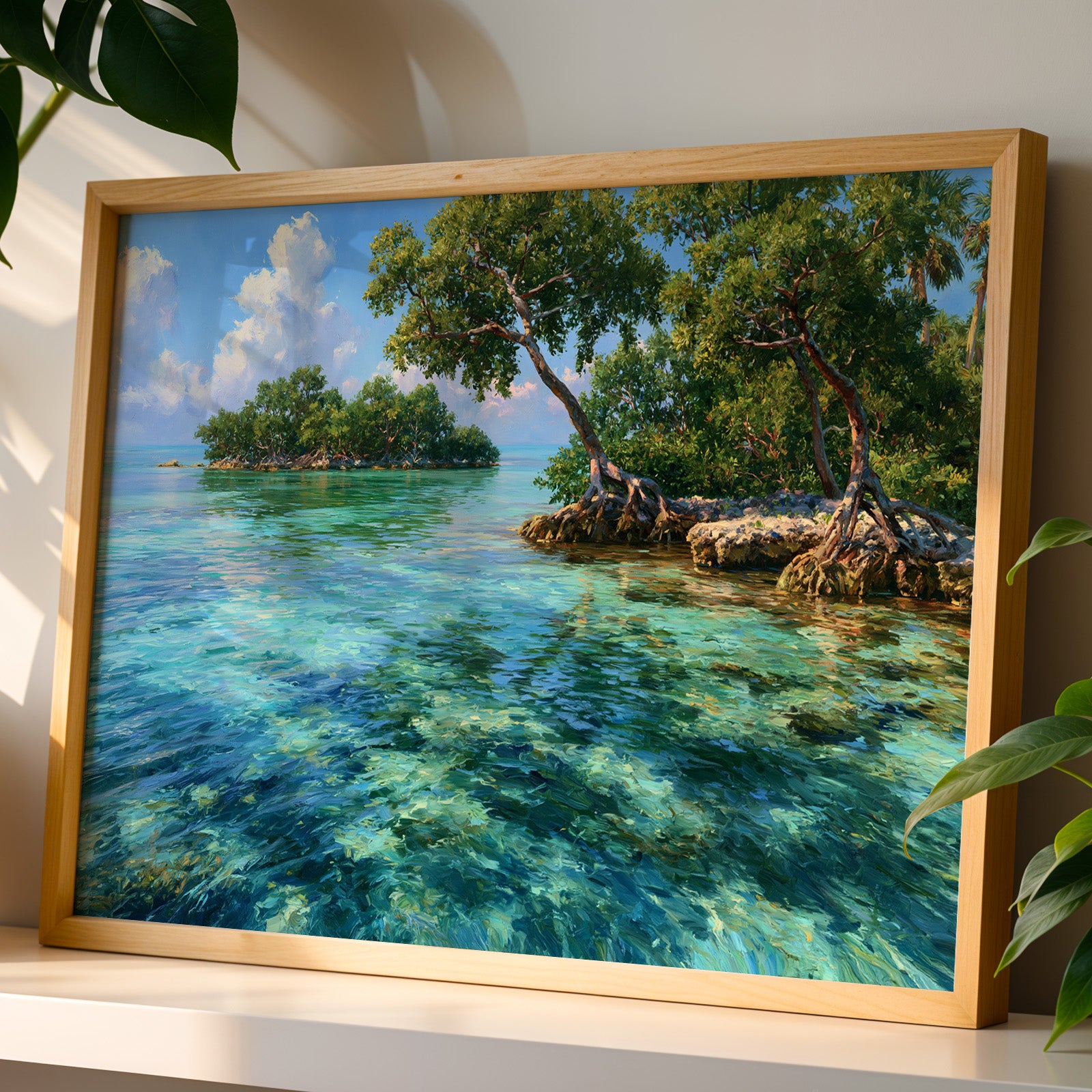 Biscayne National Park Classical Oil Painting