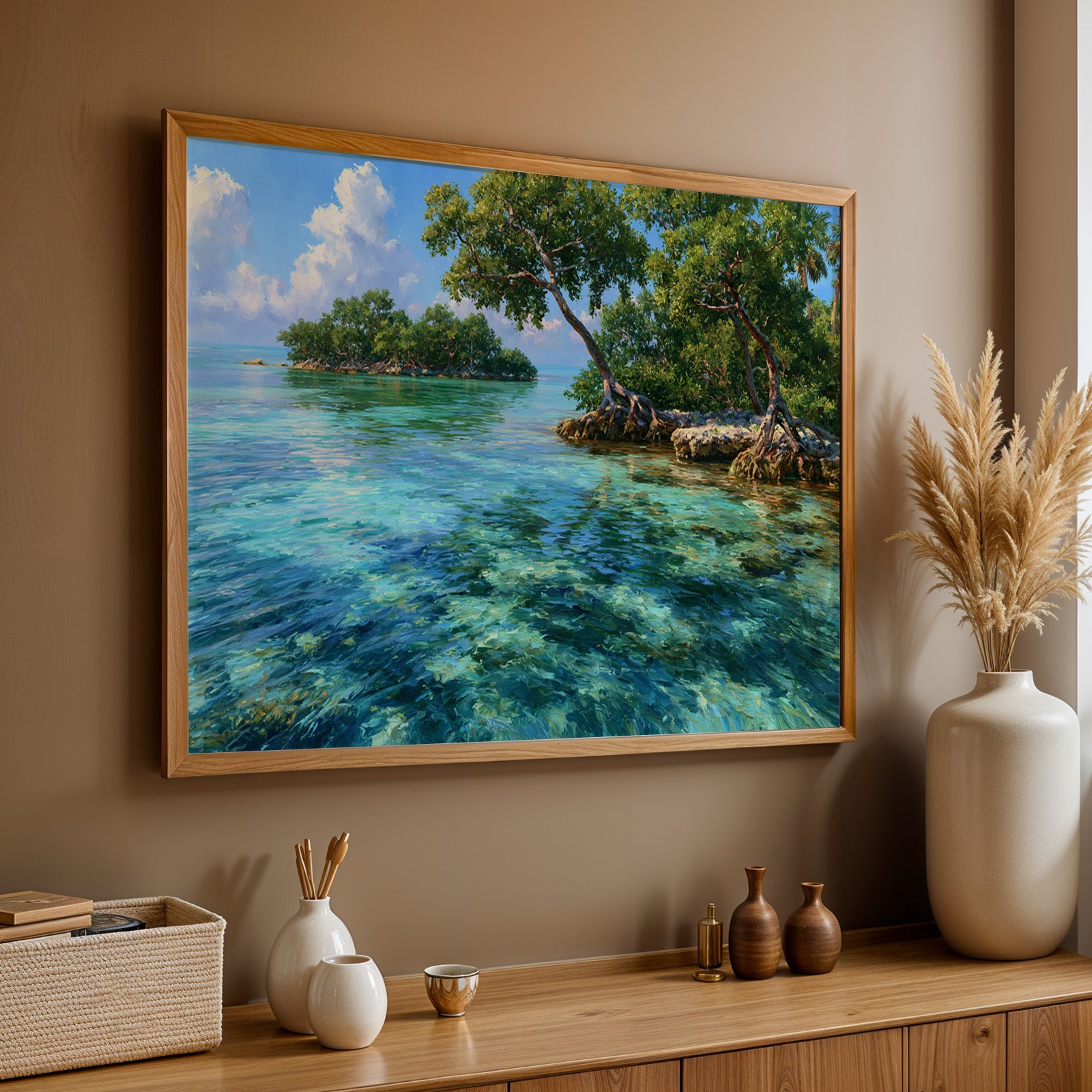 Biscayne National Park Classical Oil Painting