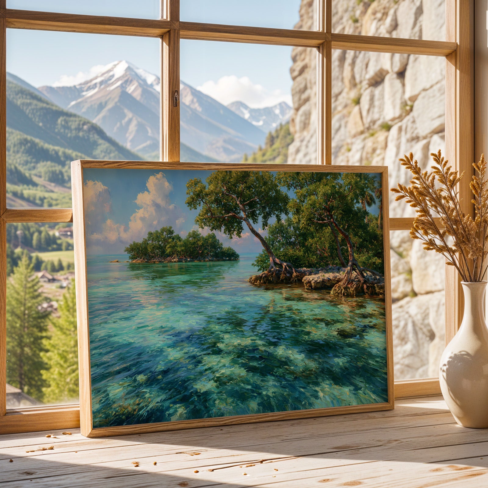 Biscayne National Park Classical Oil Painting