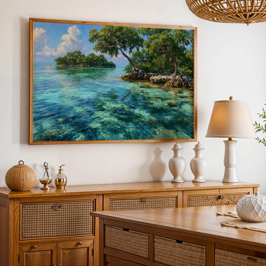 Biscayne National Park Classical Oil Painting