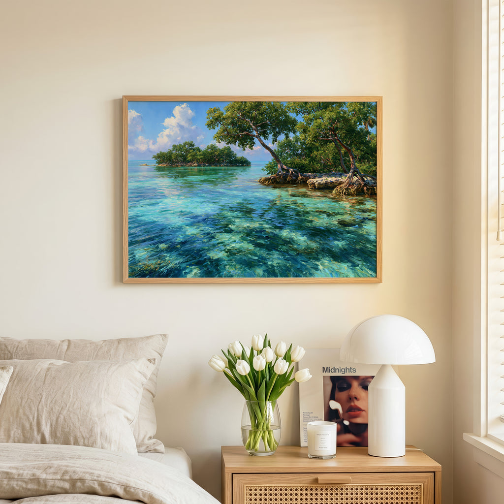 Biscayne National Park Classical Oil Painting