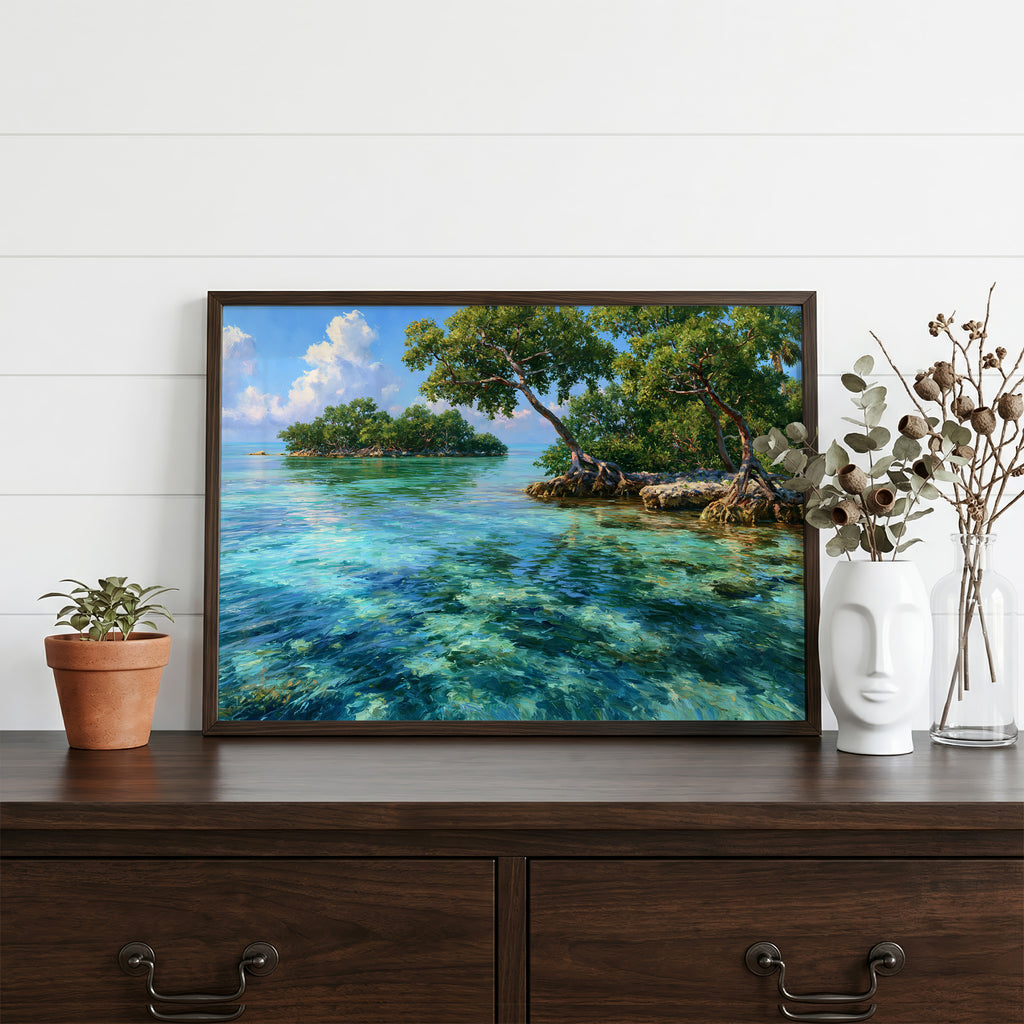 Biscayne National Park Classical Oil Painting