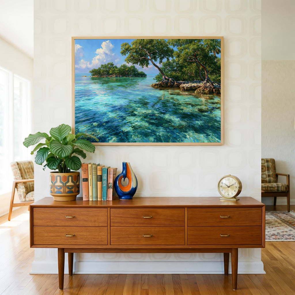 Biscayne National Park Classical Oil Painting
