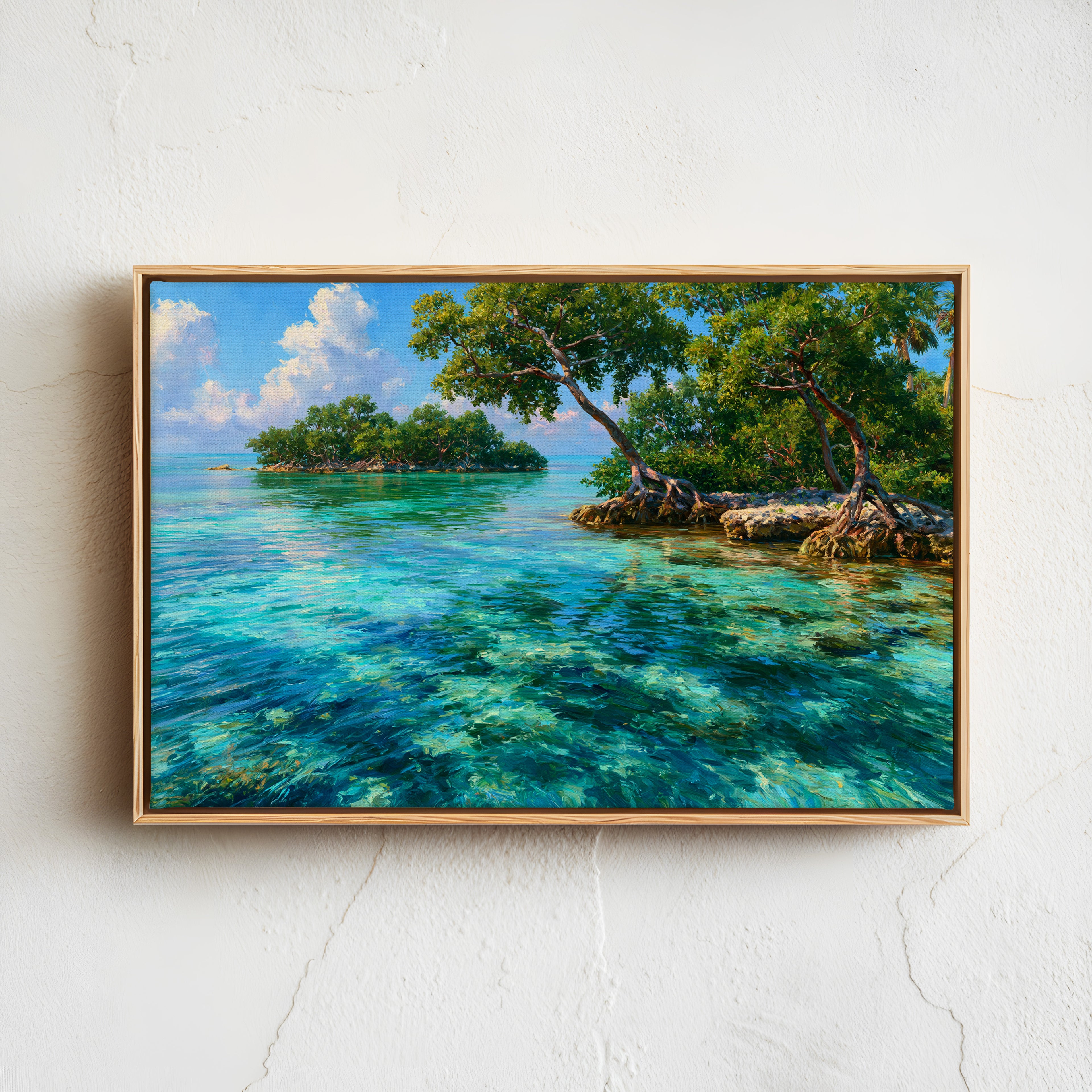 Biscayne National Park Classical Oil Painting