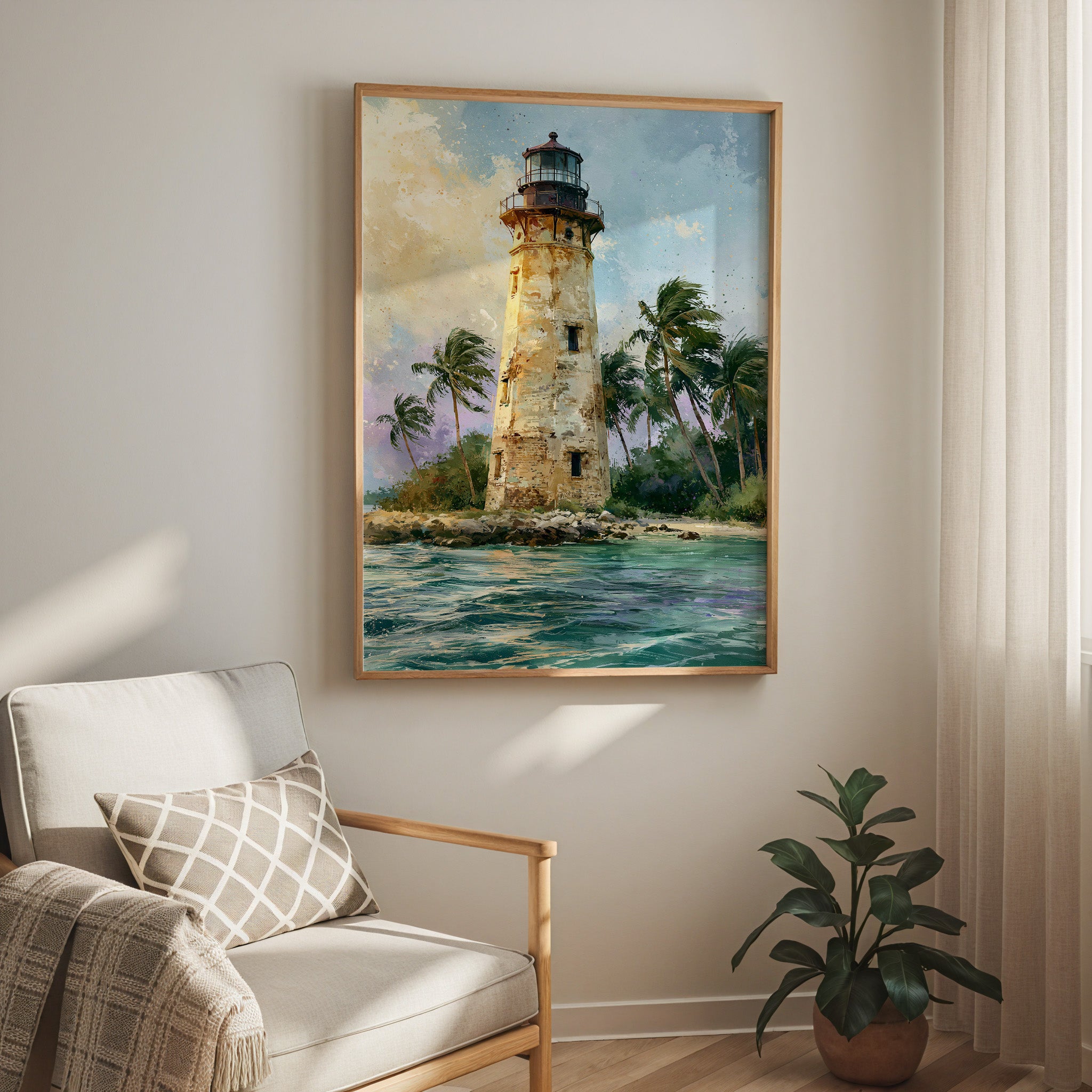 Biscayne National Park Watercolor Art