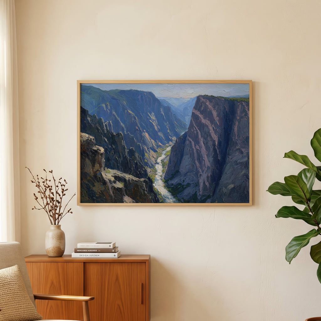 Black Canyon of the Gunnison National Park Oil Painting
