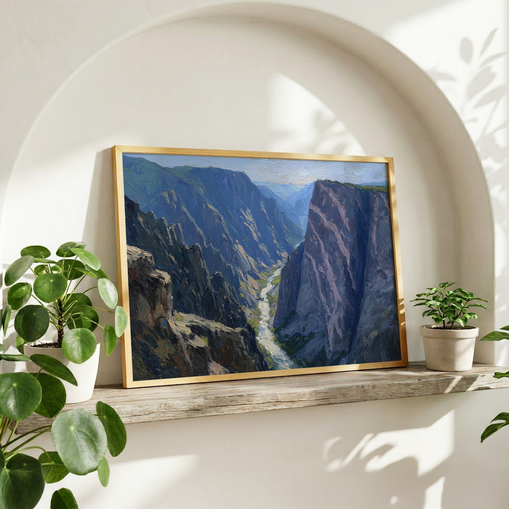 Black Canyon of the Gunnison National Park Oil Painting