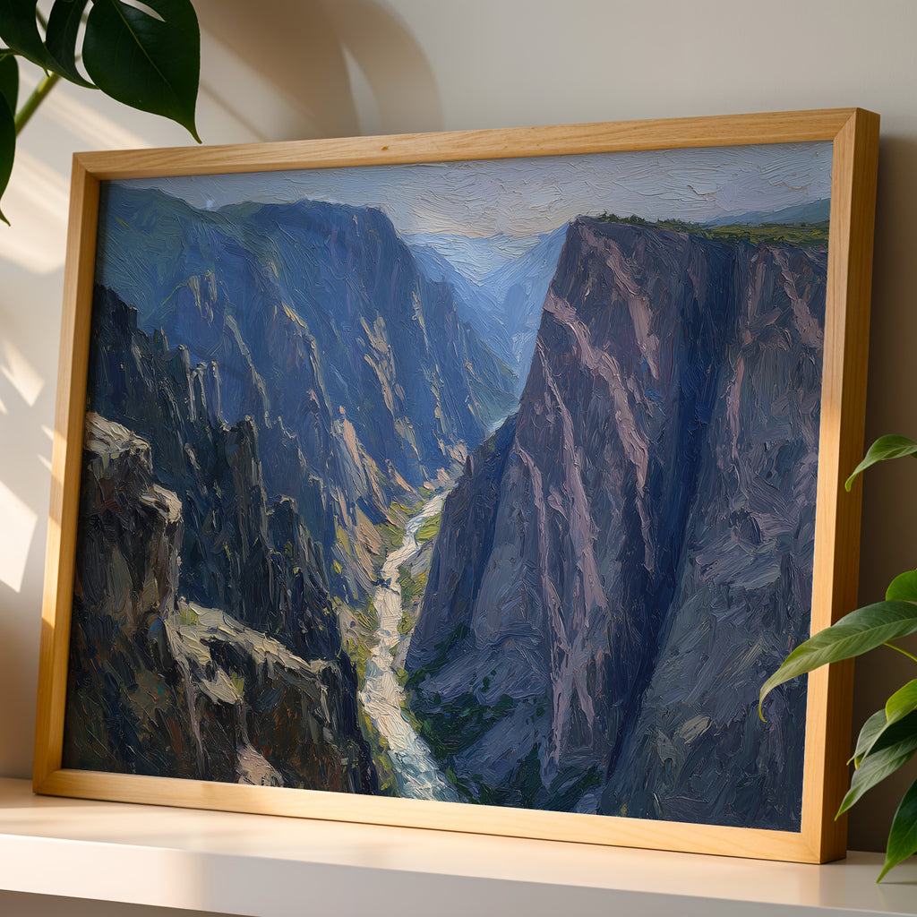 Black Canyon of the Gunnison National Park Oil Painting