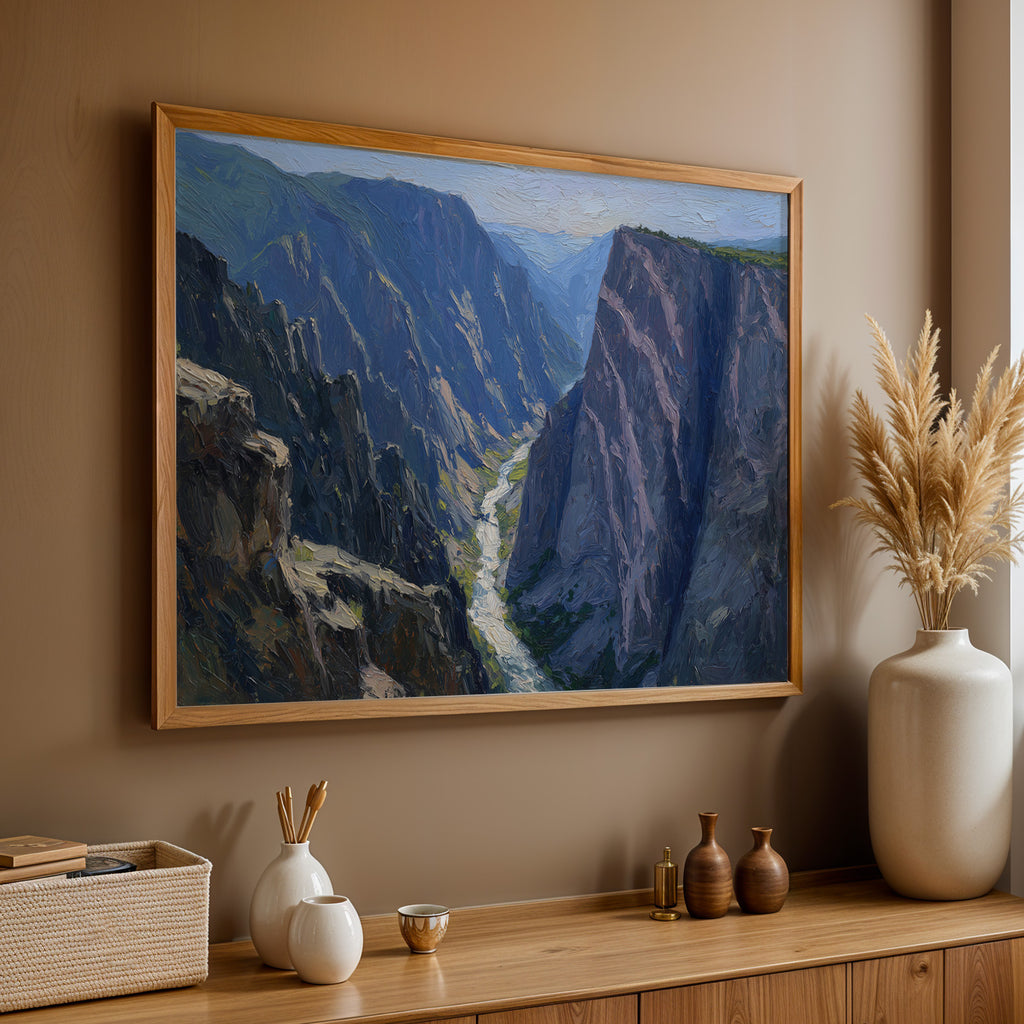 Black Canyon of the Gunnison National Park Oil Painting