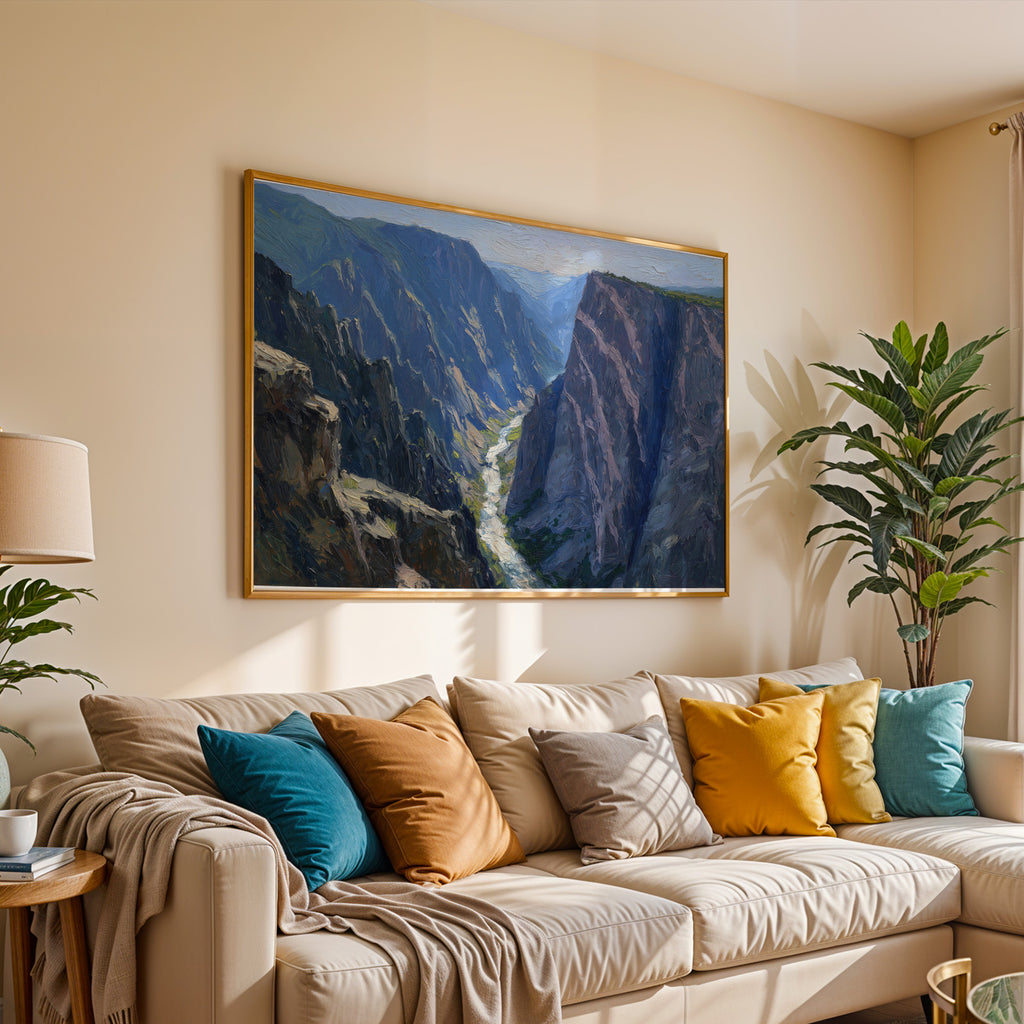 Black Canyon of the Gunnison National Park Oil Painting