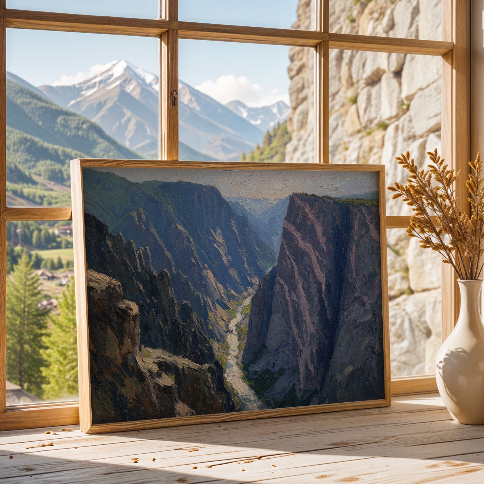 Black Canyon of the Gunnison National Park Oil Painting