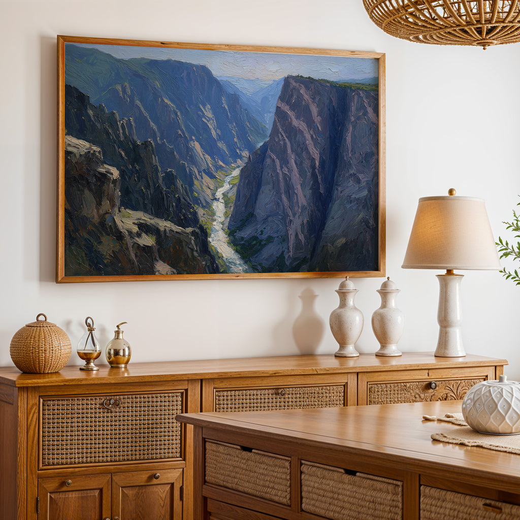 Black Canyon of the Gunnison National Park Oil Painting