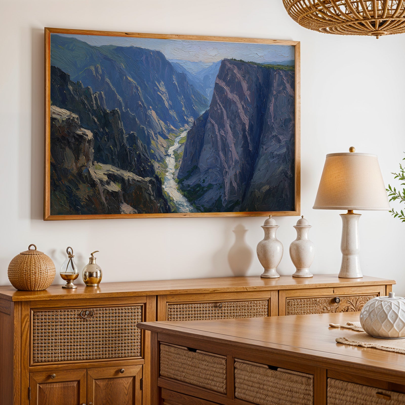 Black Canyon of the Gunnison National Park Oil Painting