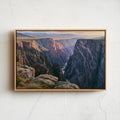 Black Canyon of the Gunnison National Park Classical Oil Painting