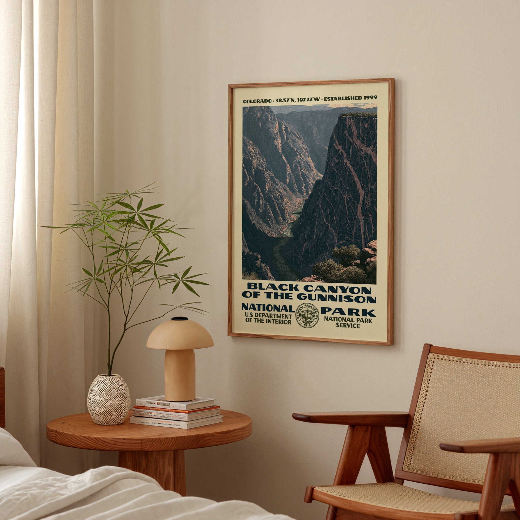 Black Canyon of the Gunnison National Park Vintage WPA Art