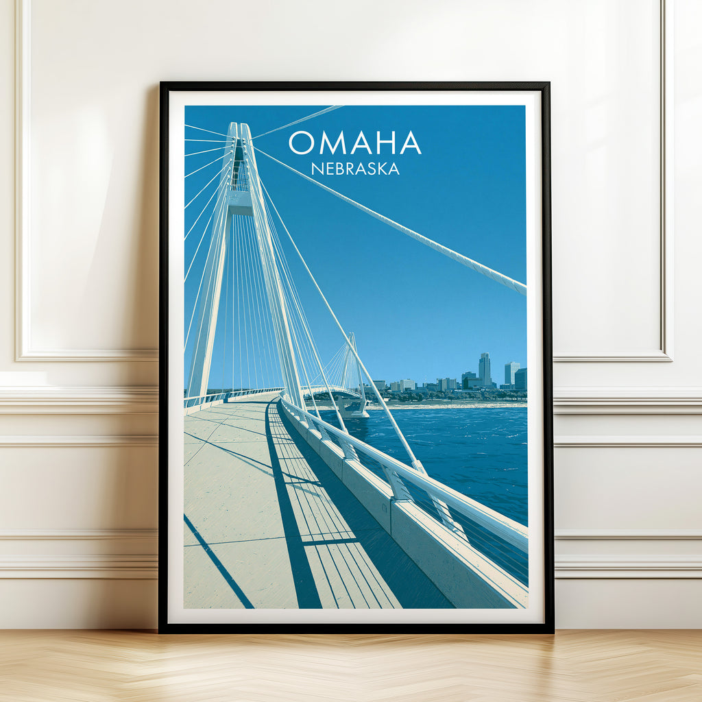 Bob Kerrey Pedestrian Bridge Omaha Nebraska