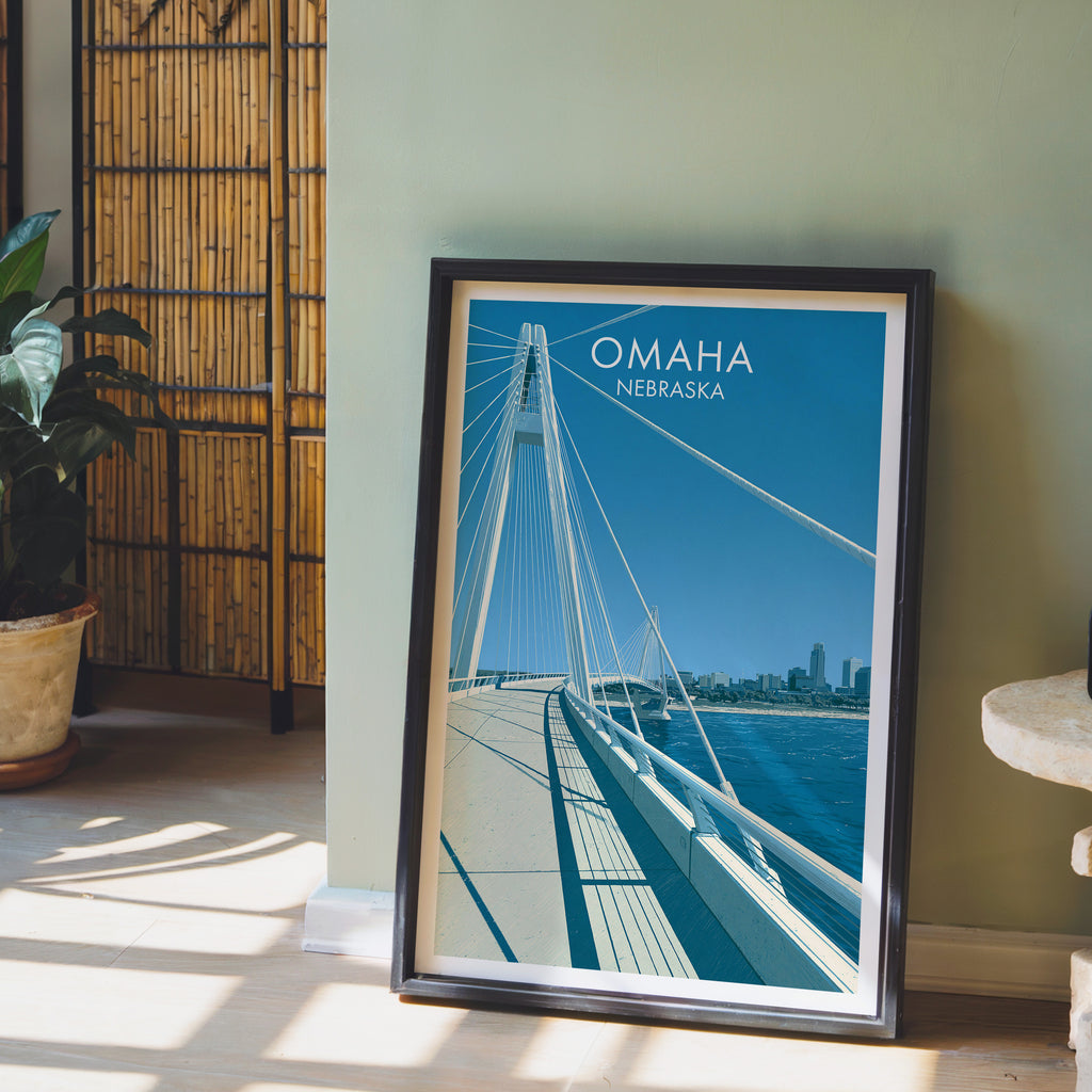Bob Kerrey Pedestrian Bridge Omaha Nebraska