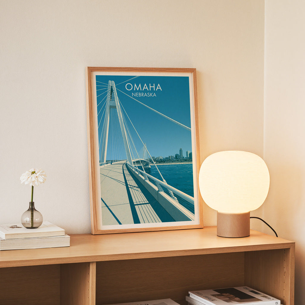 Bob Kerrey Pedestrian Bridge Omaha Nebraska