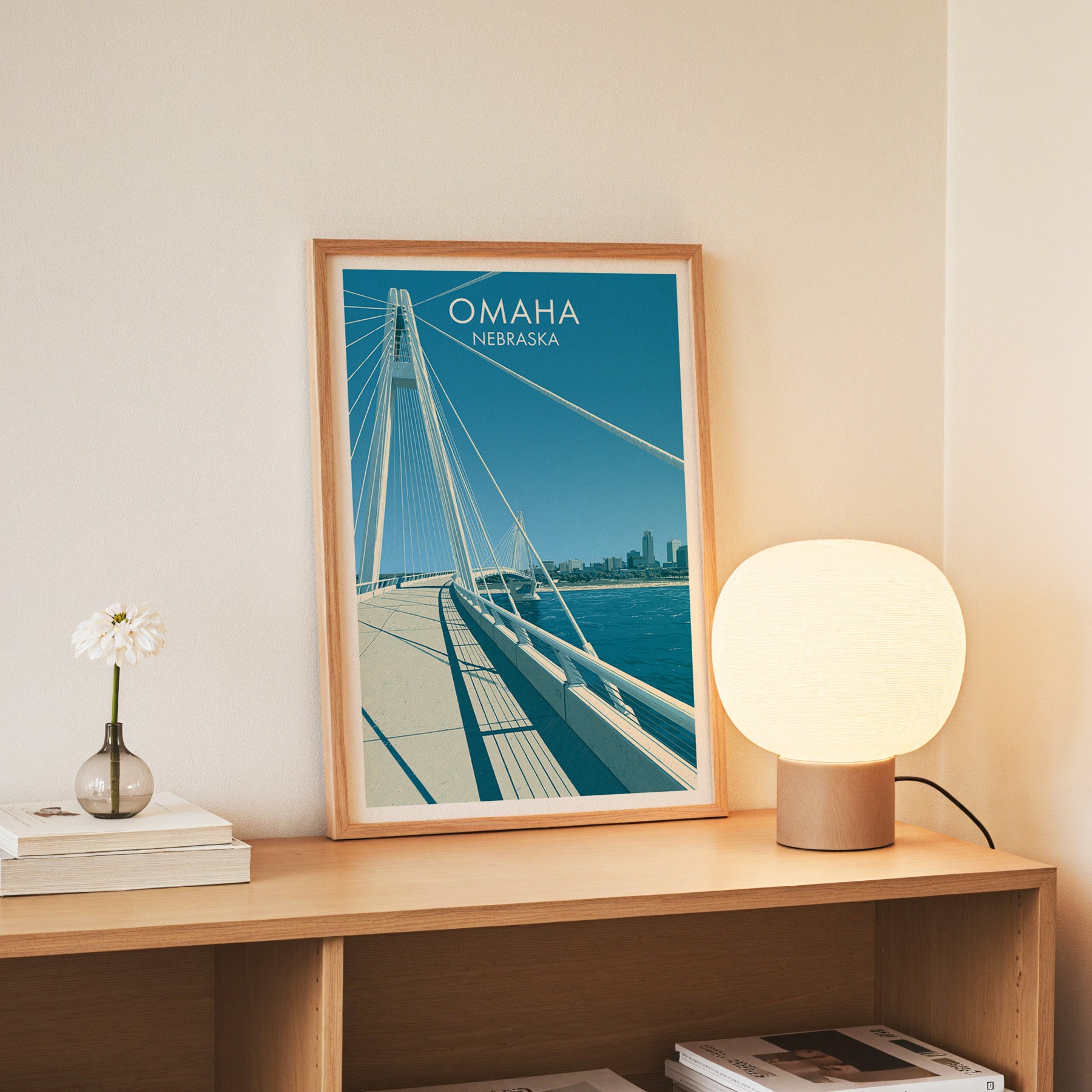 Bob Kerrey Pedestrian Bridge Omaha Nebraska
