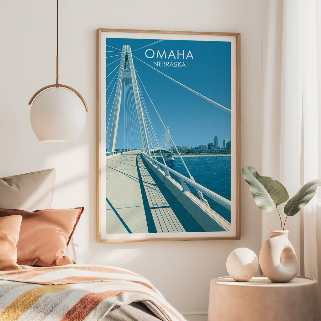 Bob Kerrey Pedestrian Bridge Omaha Nebraska