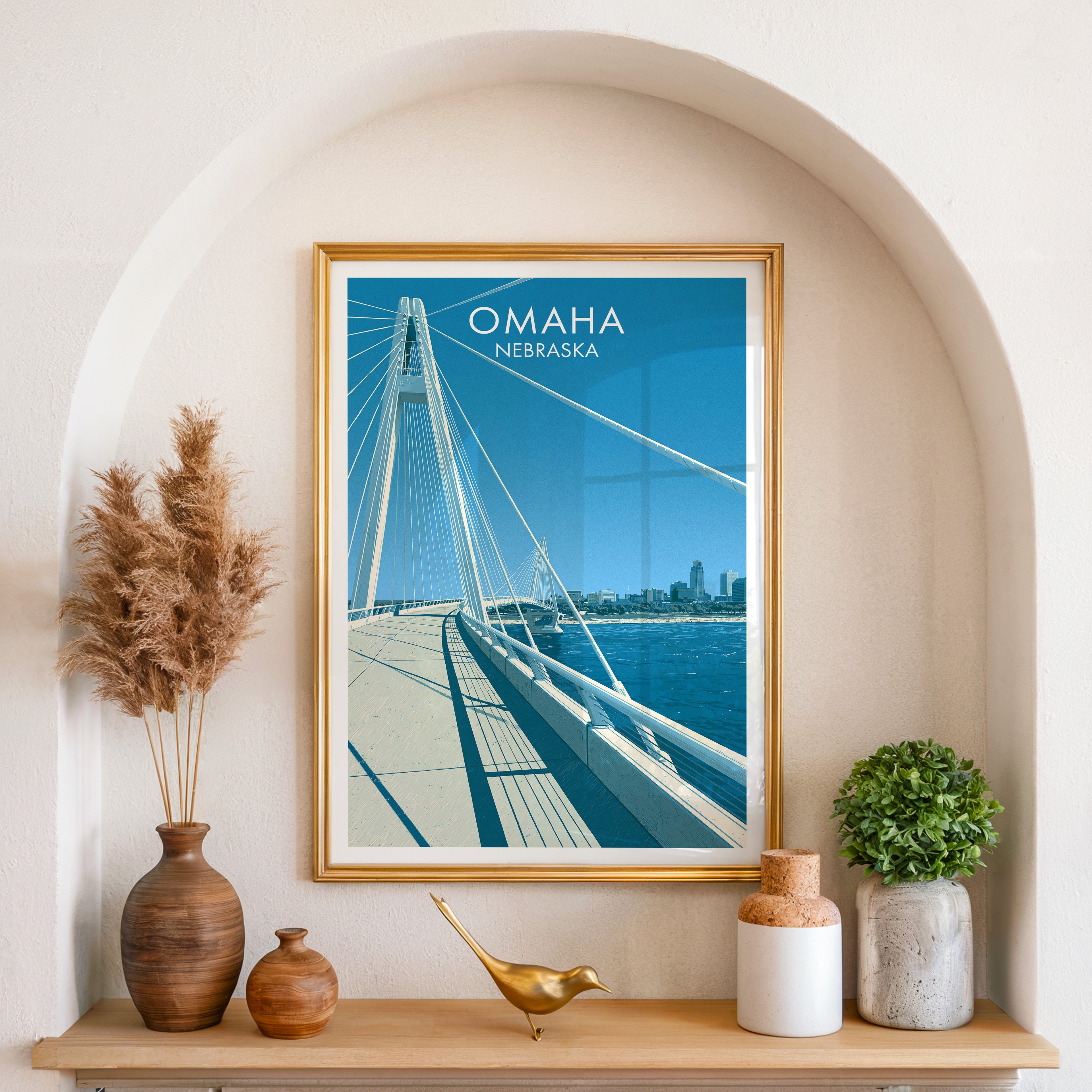 Bob Kerrey Pedestrian Bridge Omaha Nebraska