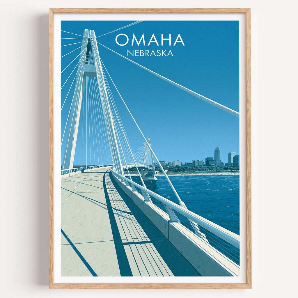 Bob Kerrey Pedestrian Bridge Omaha Nebraska