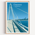 Bob Kerrey Pedestrian Bridge Omaha Nebraska