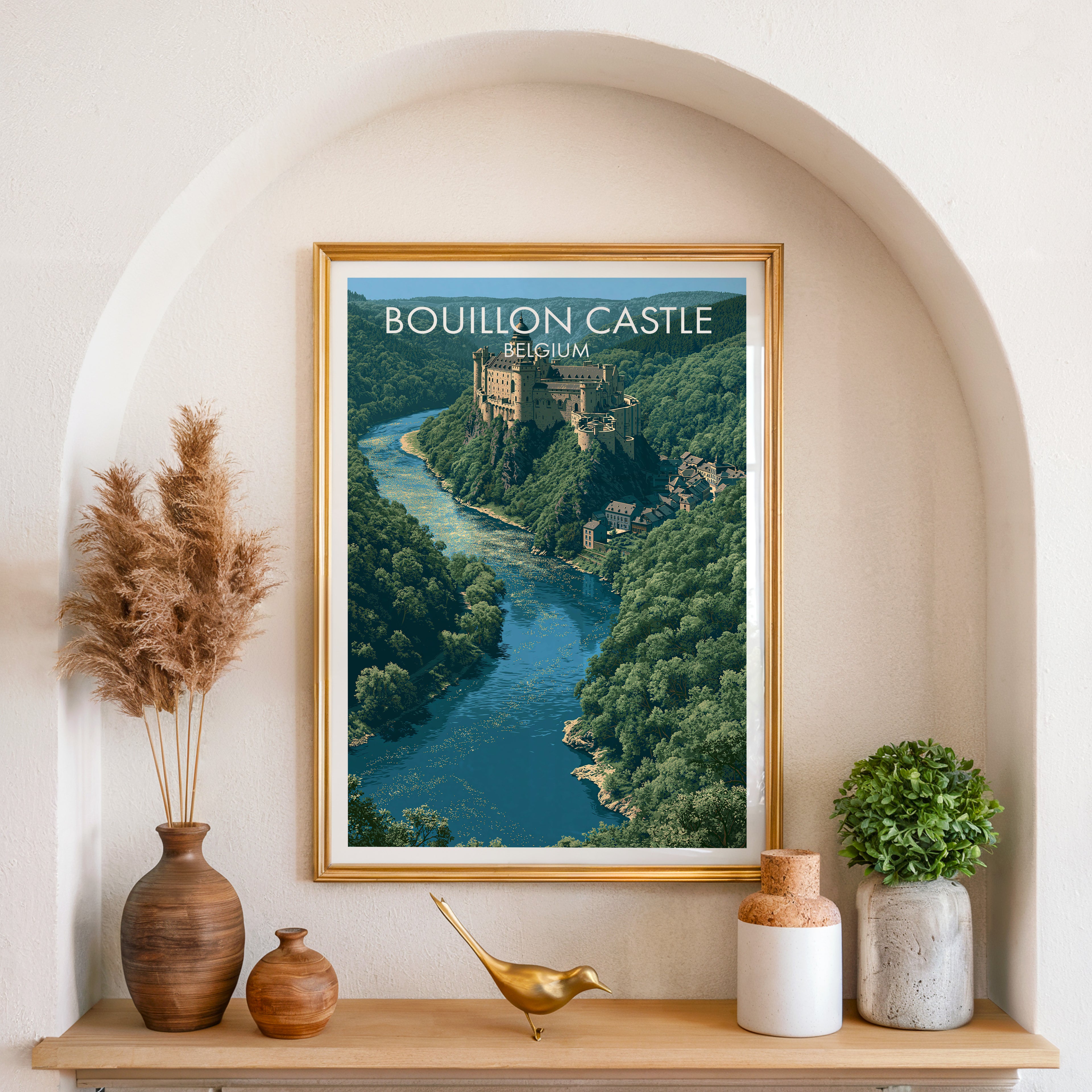 Burg Bouillon Belgien