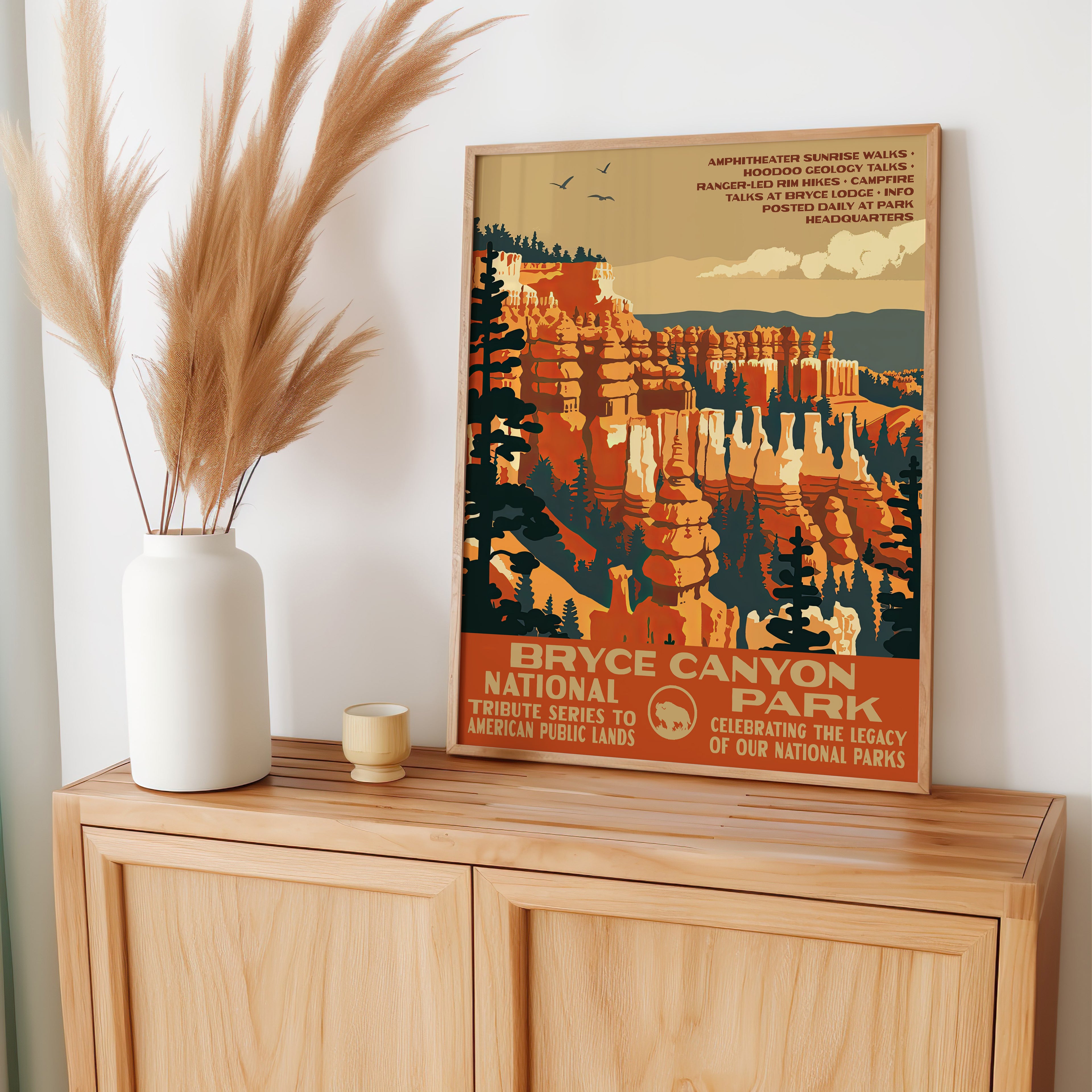 Bryce Canyon National Park Vintage WPA Art