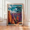 Retro Bryce Canyon National Park Print