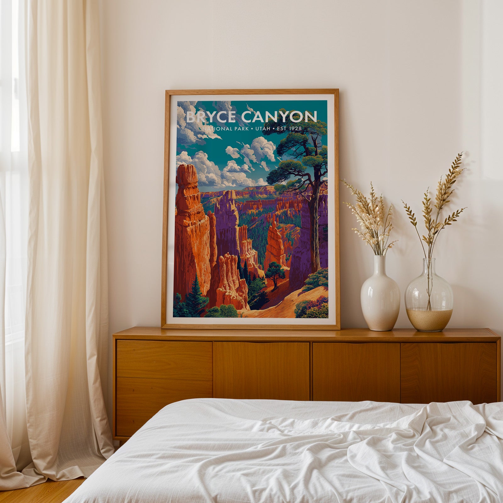 Retro Bryce Canyon National Park Print