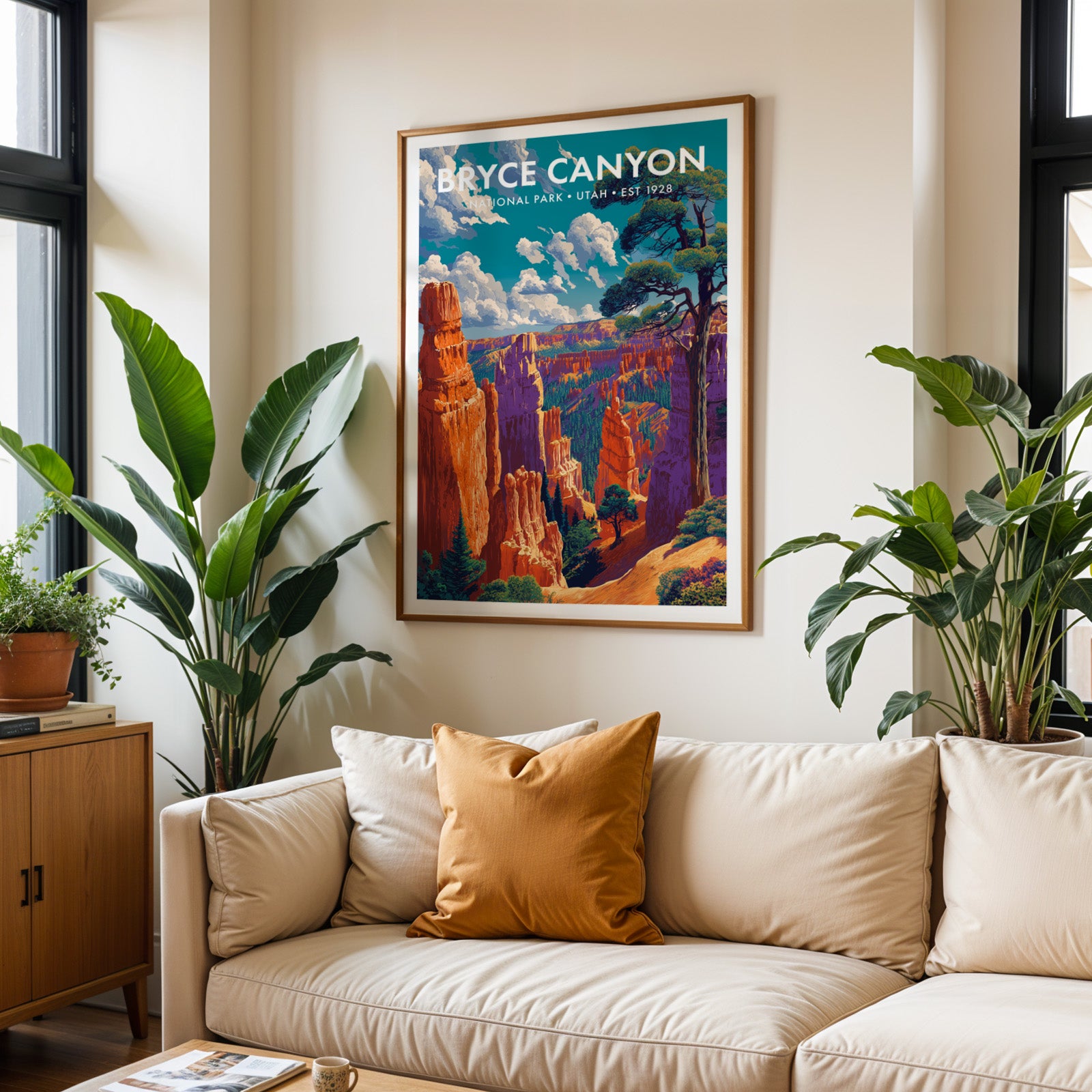 Retro Bryce Canyon National Park Print