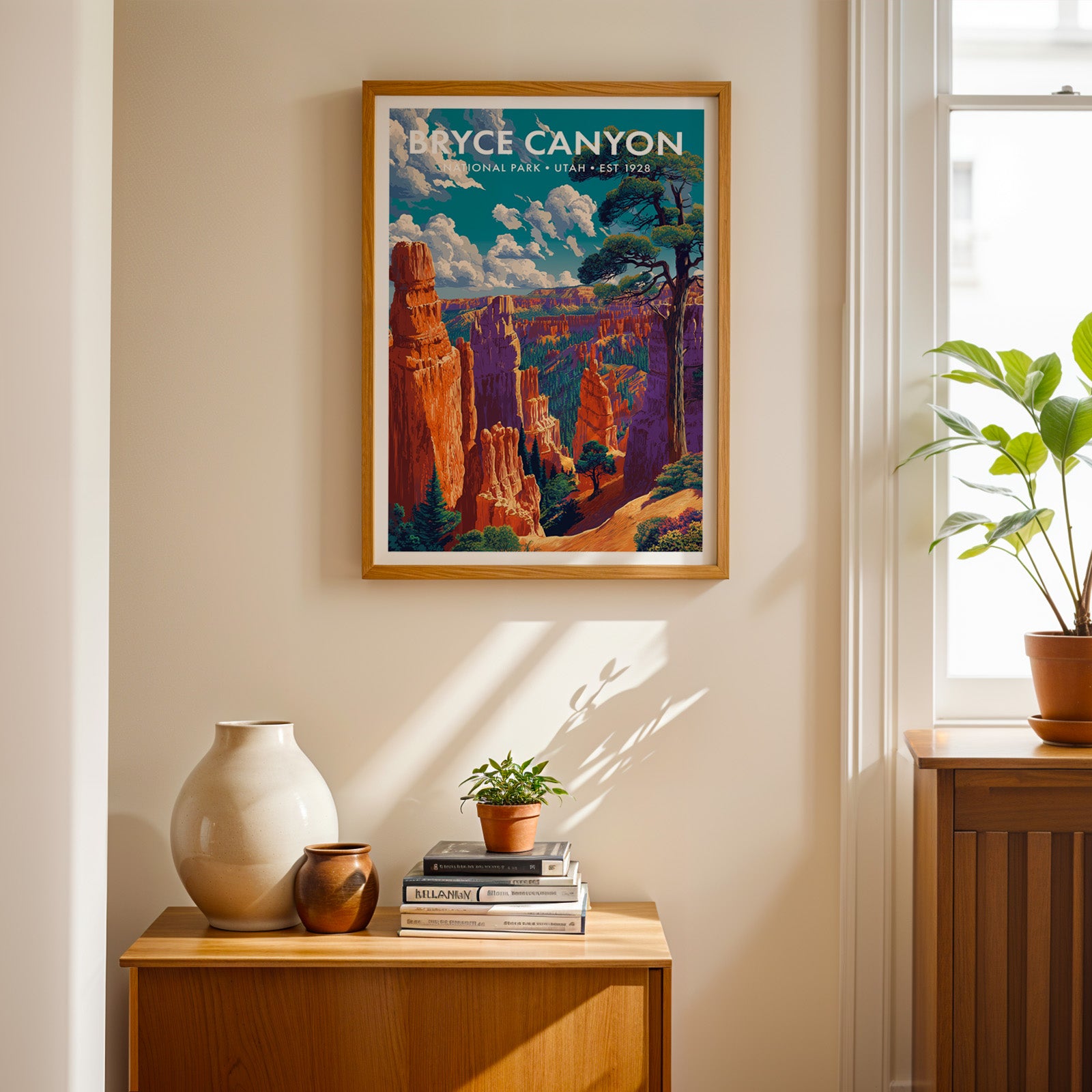 Retro Bryce Canyon National Park Print