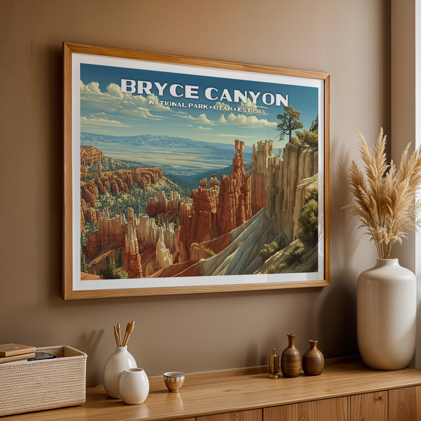 Bryce Canyon National Park Horizontal Vintage Art