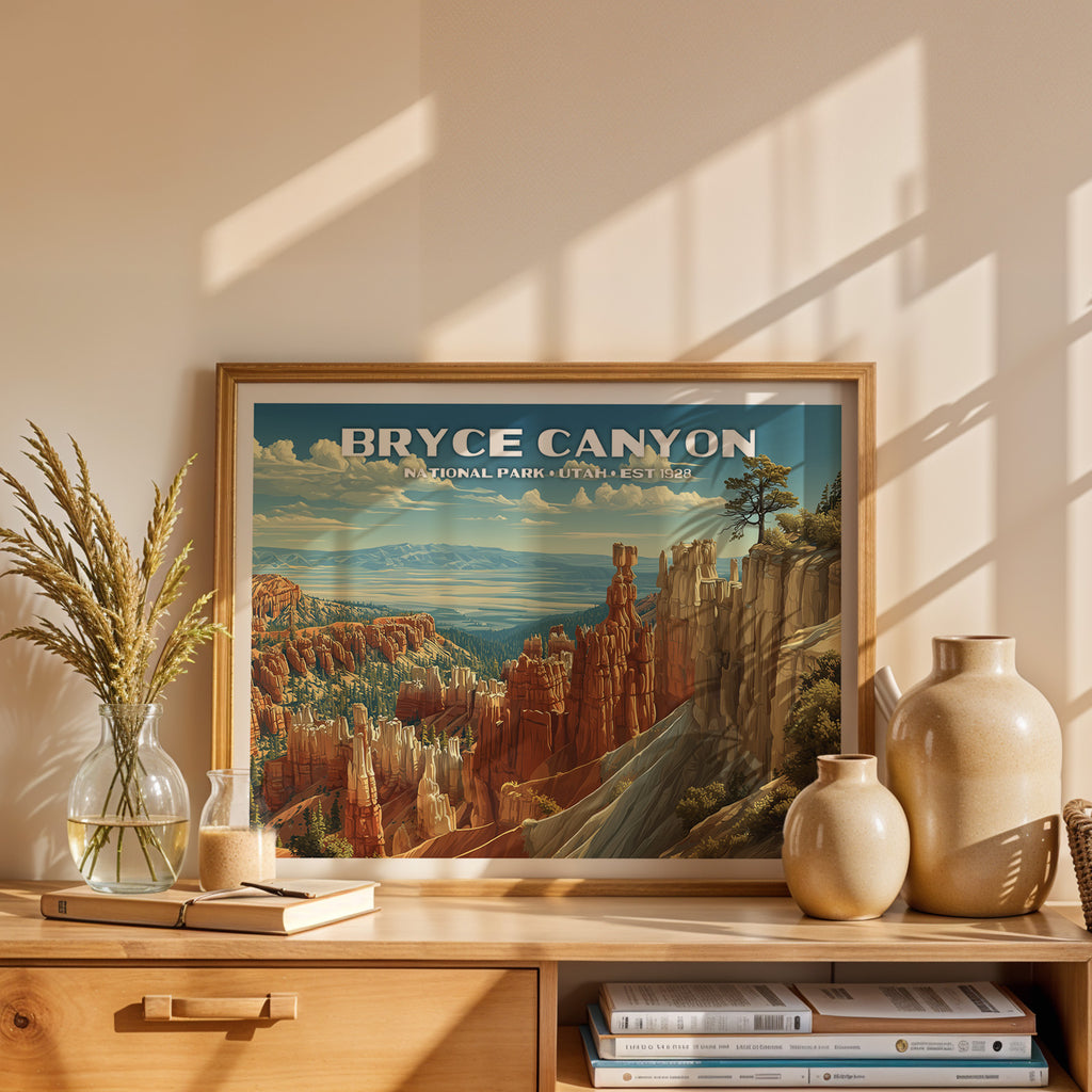 Bryce Canyon National Park Horizontal Vintage Art