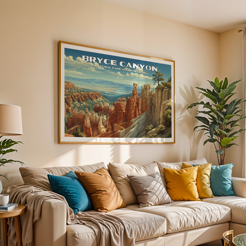 Bryce Canyon National Park Horizontal Vintage Art