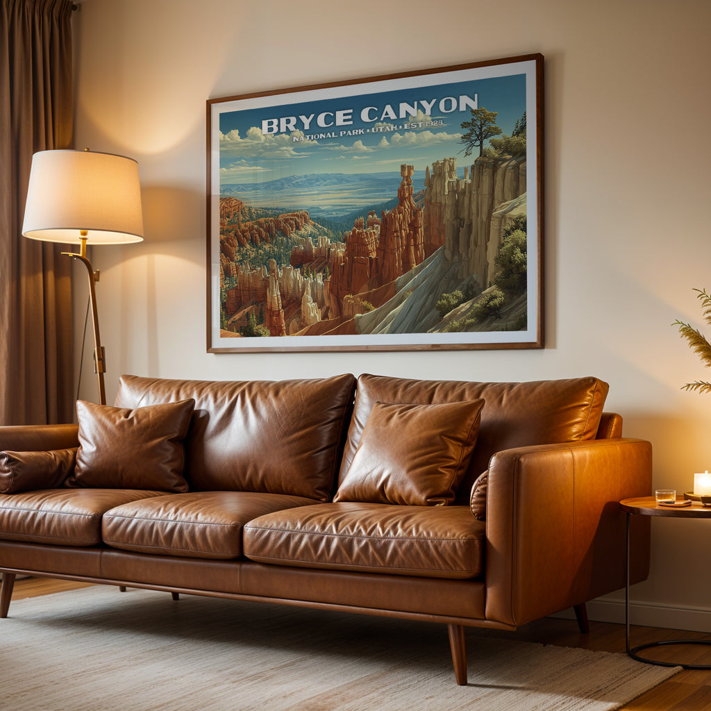 Bryce Canyon National Park Horizontal Vintage Art