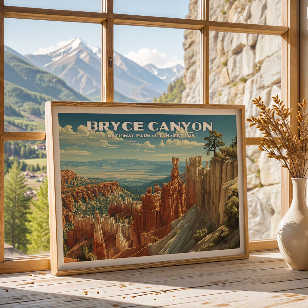 Bryce Canyon National Park Horizontal Vintage Art