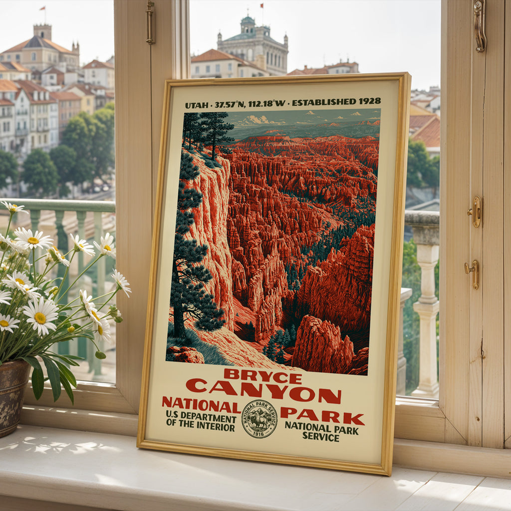 Bryce Canyon National Park Vintage WPA Art